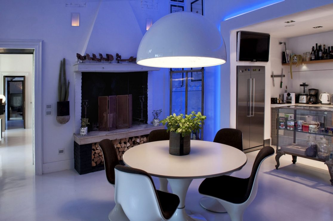 Casa in Campagna e pavimento in resina