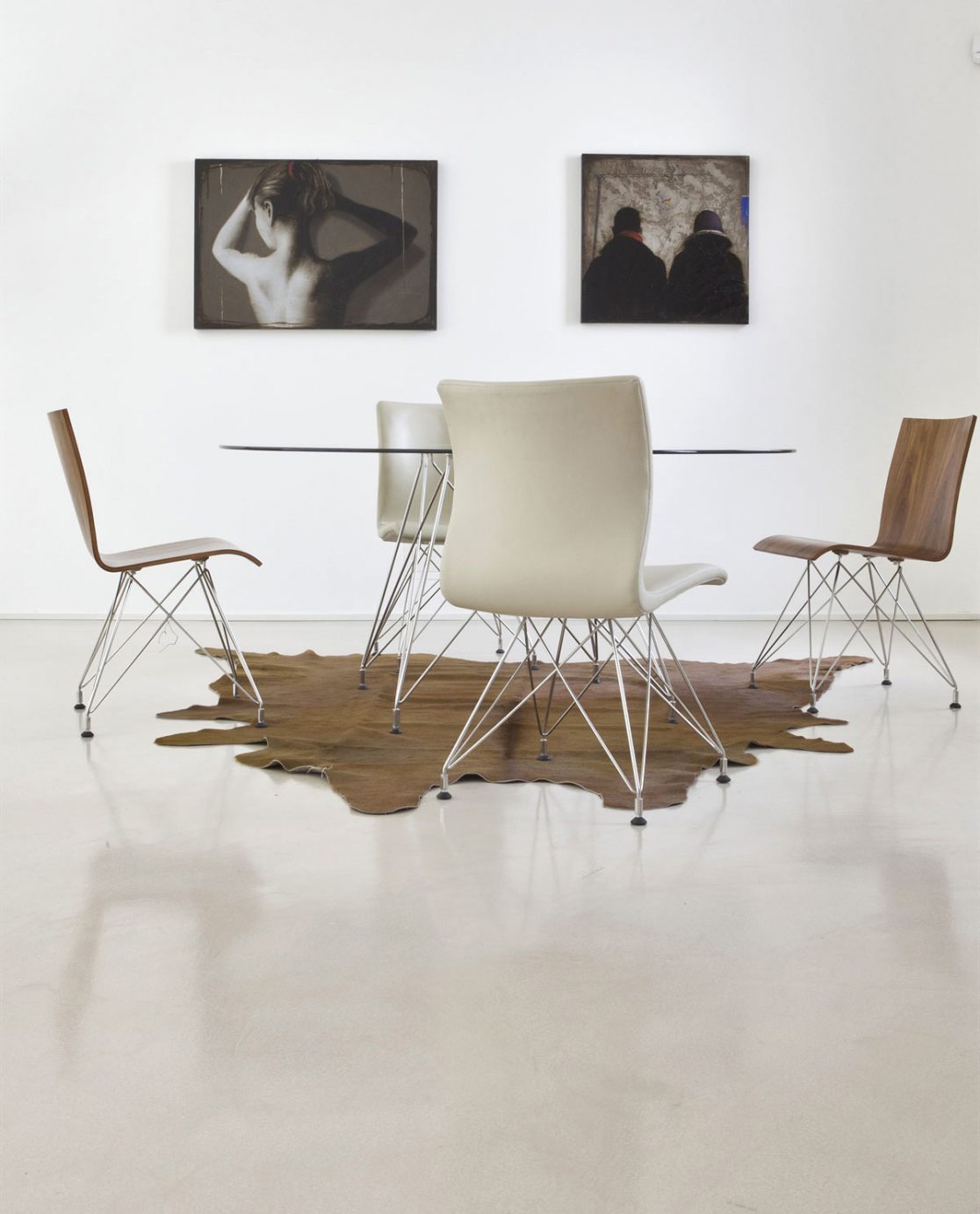 Pavimento in resina per la sala da pranzo