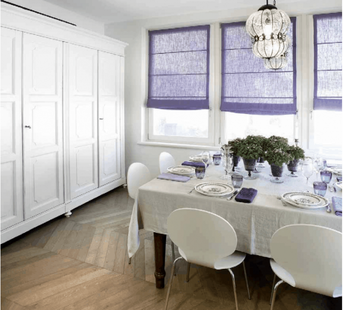 Parquet spina di pesce ungherese sala